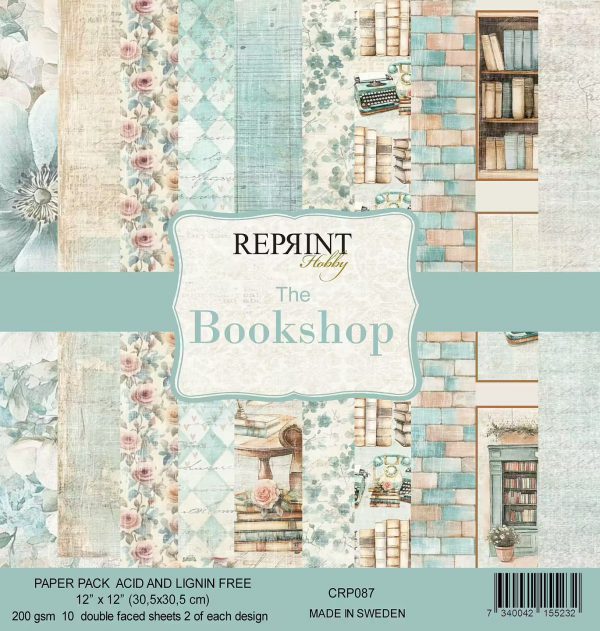 Reprint - 12x12 Paper Pack - The Bookshop Collection
