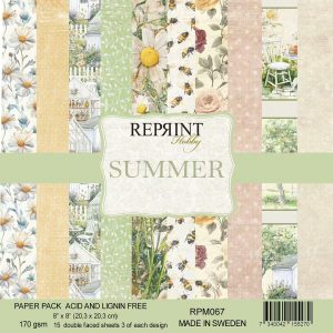 Reprint - 8x8 Paper Pack - Summer Collection