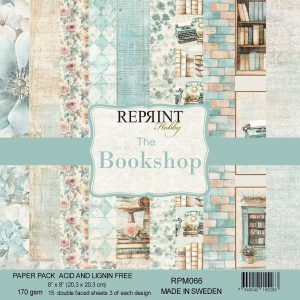 Reprint - 8x8 Paper Pack - The Bookshop Collection