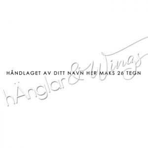 hÄnglar & Wings - Personlig stempel 294