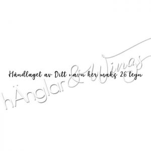 hÄnglar & Wings - Personlig stempel 295