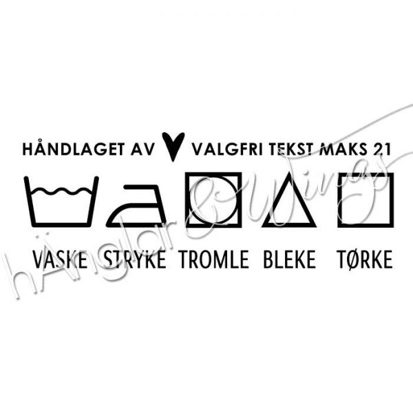 hÄnglar & Wings - Personlig stempel 305