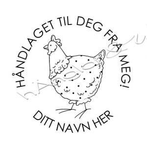hÄnglar & Wings - Personlig stempel 280