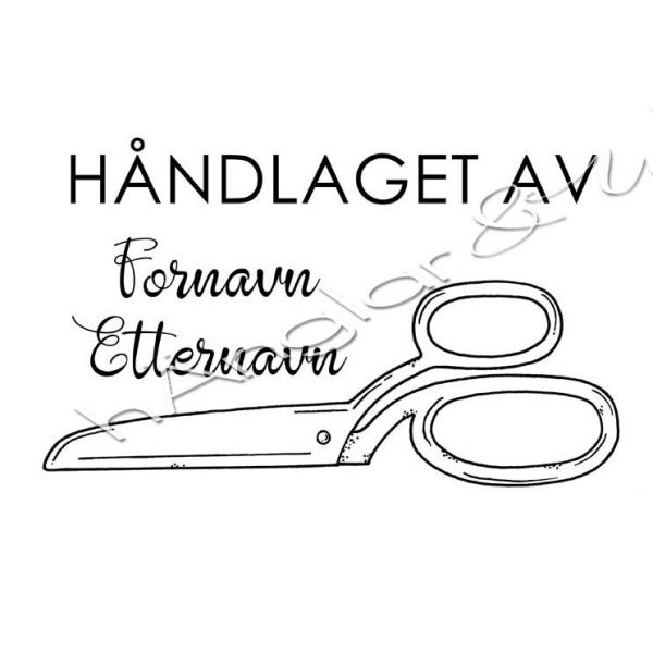 hÄnglar & Wings - Personlig stempel 278