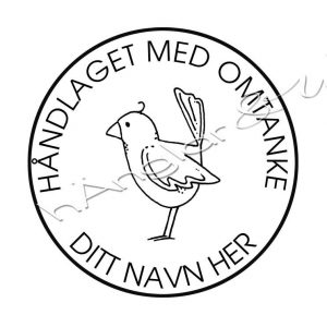 hÄnglar & Wings - Personlig stempel 269