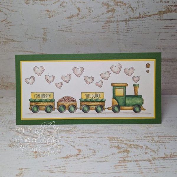 hÄnglar & Wings - A6 Clear Stamps - Lok & vagnar - Bilde 7