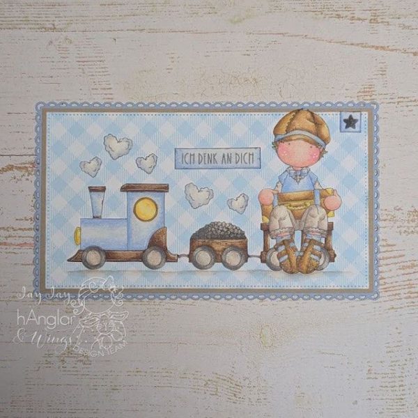 hÄnglar & Wings - A6 Clear Stamps - Lok & vagnar - Bilde 4