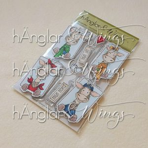 hÄnglar & Wings - A6 Clear Stamps - Rutgiraffer