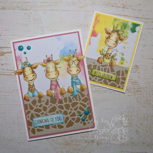 hÄnglar & Wings - A6 Clear Stamps - Rutgiraffer - Bilde 7
