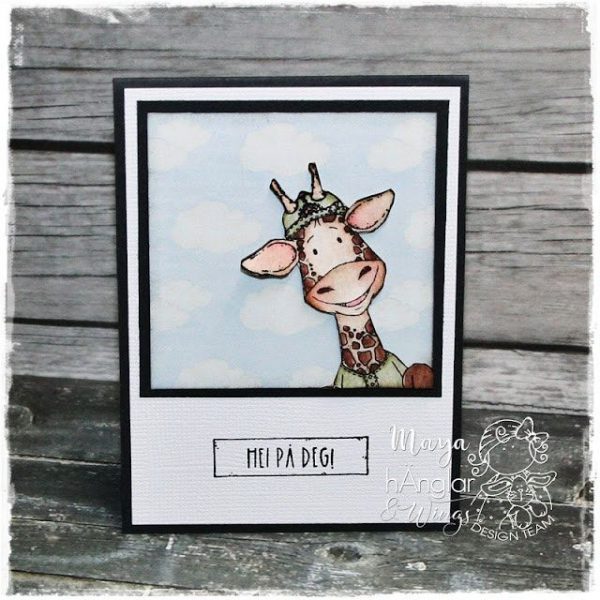 hÄnglar & Wings - A6 Clear Stamps - Rutgiraffer - Bilde 5