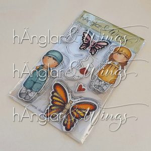 hÄnglar & Wings - A6 Clear Stamps - Lånta Vingar
