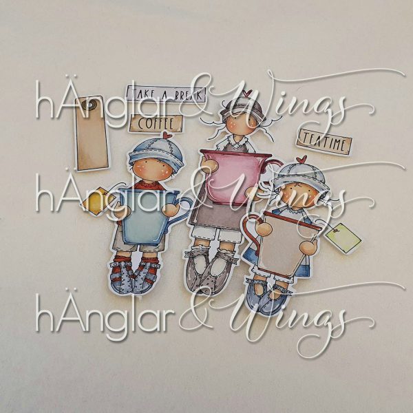 hÄnglar & Wings - A6 Clear Stamps - Trefika - Bilde 2