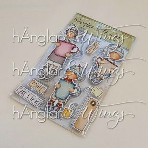 hÄnglar & Wings - A6 Clear Stamps - Trefika