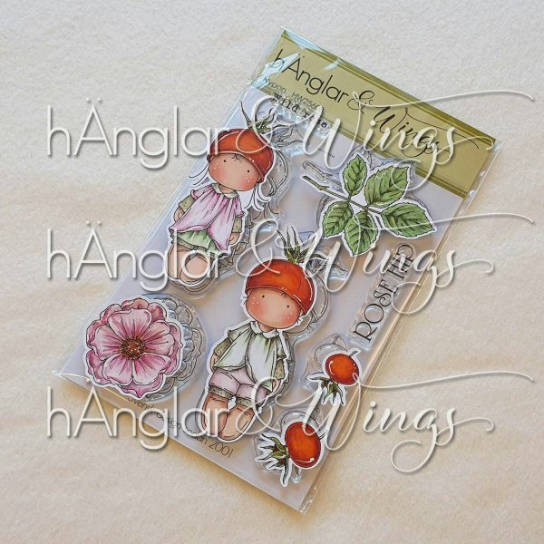 hÄnglar & Wings - A6 Clear Stamps - Nypon