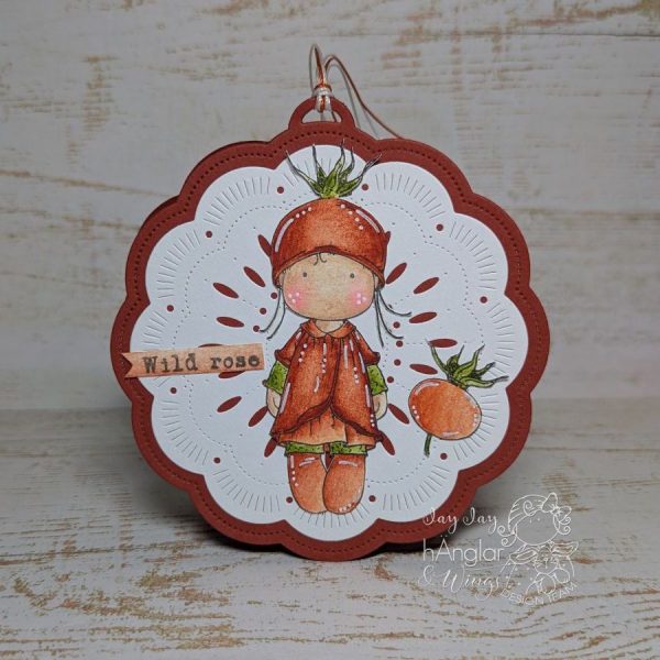 hÄnglar & Wings - A6 Clear Stamps - Nypon - Bilde 3