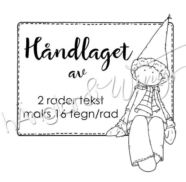 hÄnglar & Wings - Personlig stempel 291