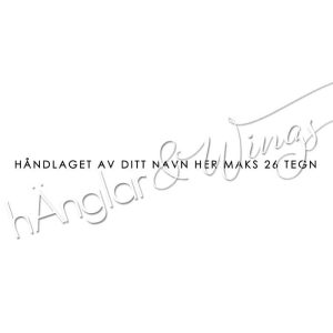 hÄnglar & Wings - Personlig stempel 294