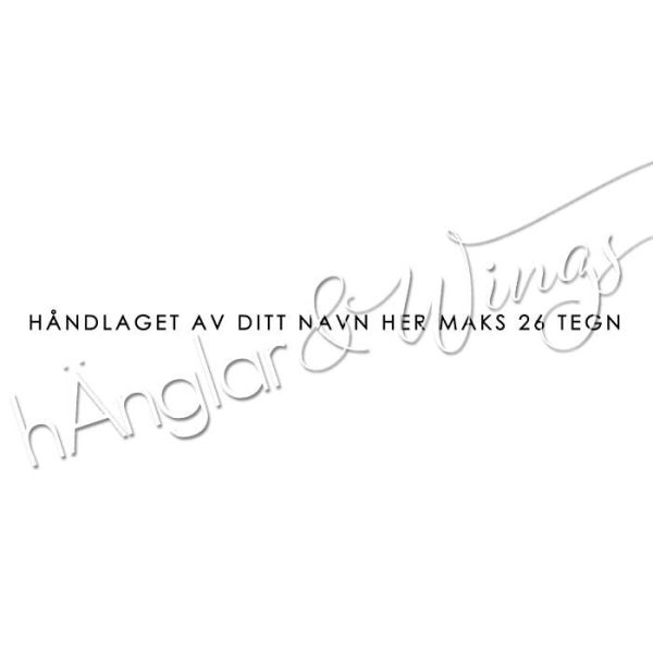 hÄnglar & Wings - Personlig stempel 294