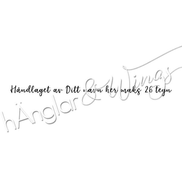 hÄnglar & Wings - Personlig stempel 295