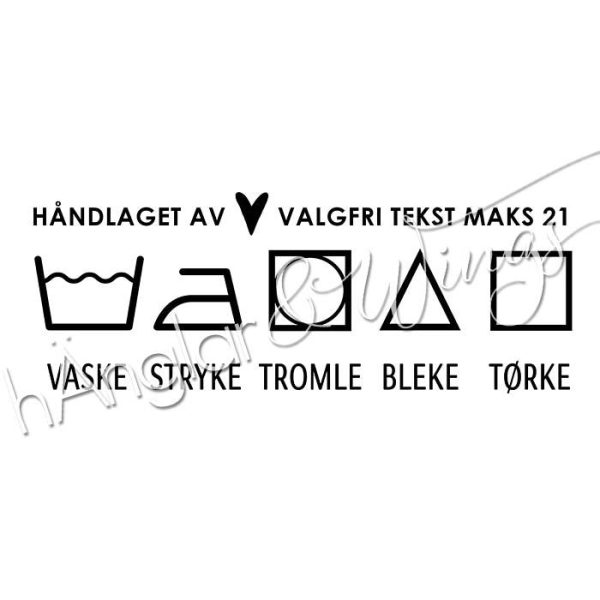 hÄnglar & Wings - Personlig stempel 305