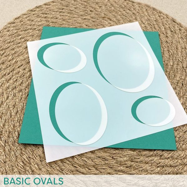 Create A Smile - Basic Ovals Stencil