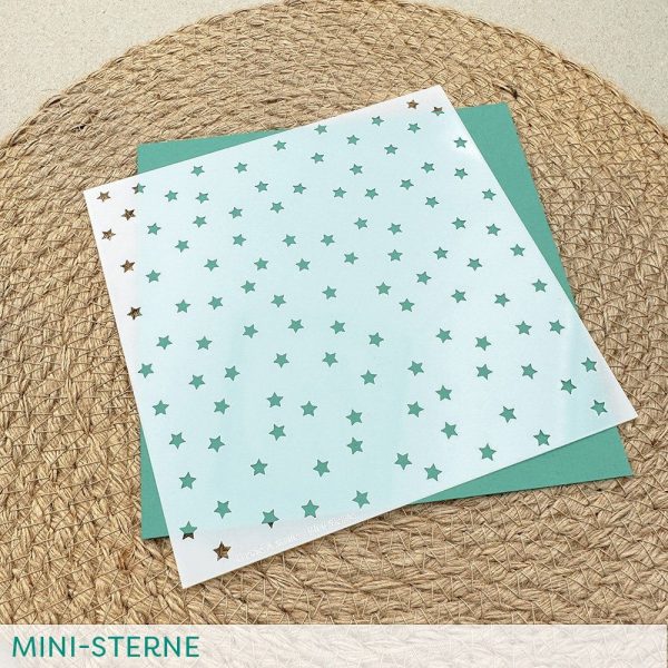 Create A Smile - Mini Sterne Stencil
