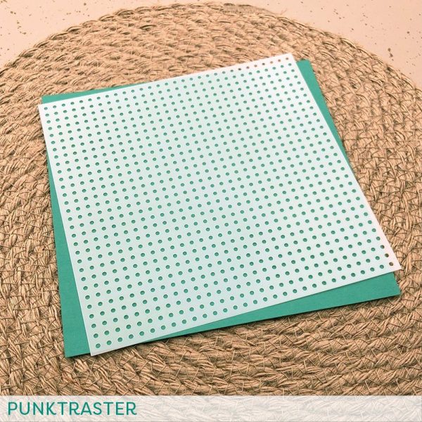 Create A Smile - Punktraster Stencil
