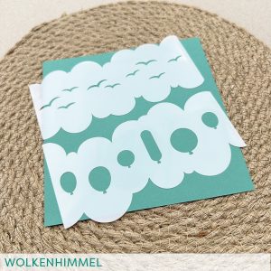 Create A Smile - Wolkenhimmel Stencil