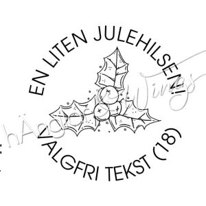 hÄnglar & Wings - Personlig stempel 332