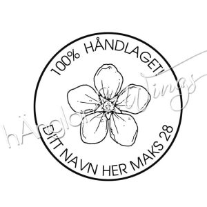 hÄnglar & Wings - Personlig stempel 328