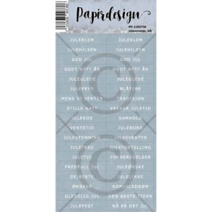 Papirdesign - Klistremerker - Juleeventyr, blå