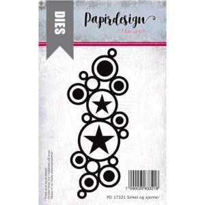 Papirdesign - Dies - Sirkel og stjerner