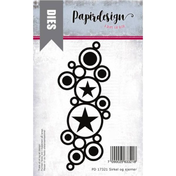 Papirdesign - Dies - Sirkel og stjerner