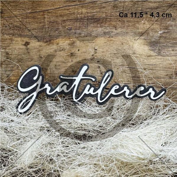 Papirdesign - Dies - Gratulerer 27