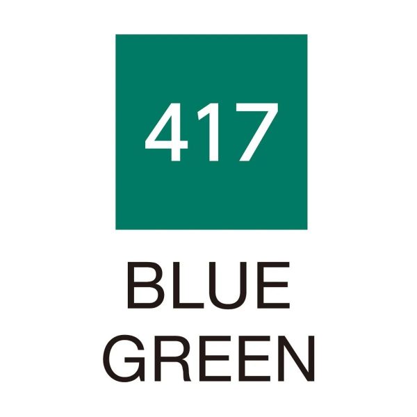 ZIG Clean Color Real Brush - 417 Blue Green - Bilde 2