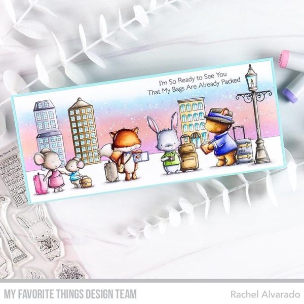 My Favorite Things - Travel Plans Clear Stamps - Bilde 3