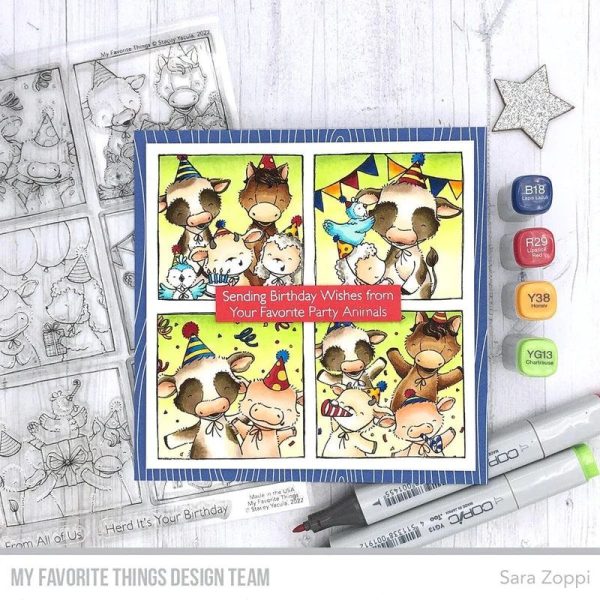 My Favorite Things - Happy Birthday Herd Clear Stamps - Bilde 4