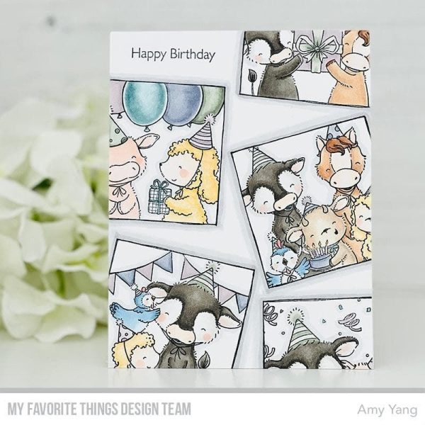 My Favorite Things - Happy Birthday Herd Clear Stamps - Bilde 2