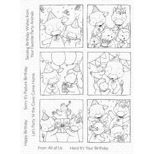My Favorite Things - Happy Birthday Herd Clear Stamps
