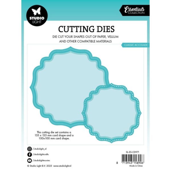 Studio Light - Classic Accolade Essentials Cutting Dies - Bilde 2