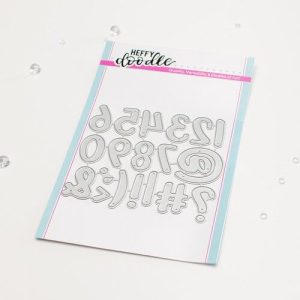 Heffy Doodle - Moxie Numbers and Punctuation Dies