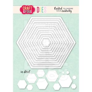 Craft & You - Hexagon Base Dies Set