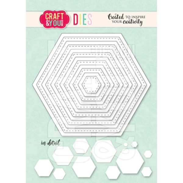 Craft & You - Hexagon Base Dies Set
