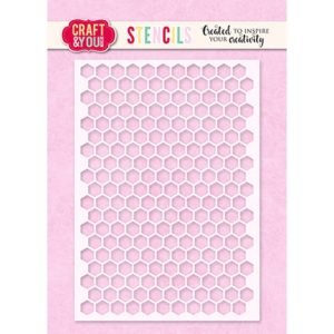Craft & You - Honeycomb Stencil