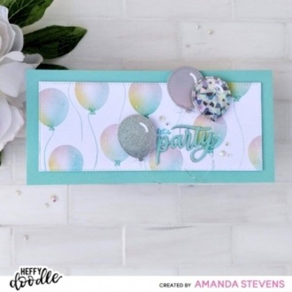 Heffy Doodle - Balloon Room Stencil - Bilde 3