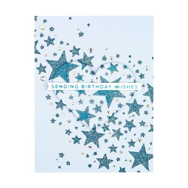Spellbinders - Star Bright Stencil - Bilde 3
