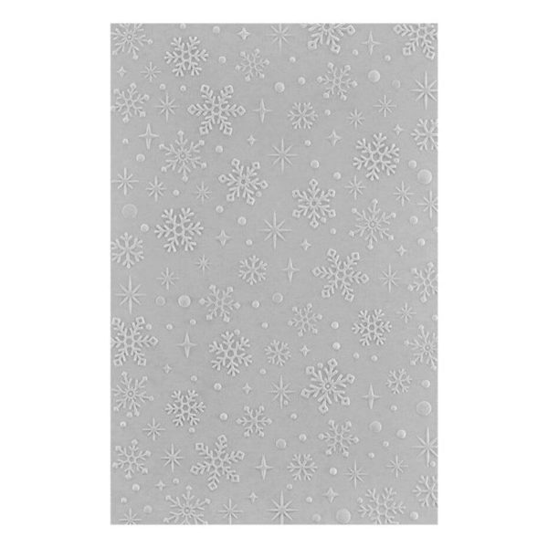 Spellbinders - Sparkling Snow 3D Embossing Folder