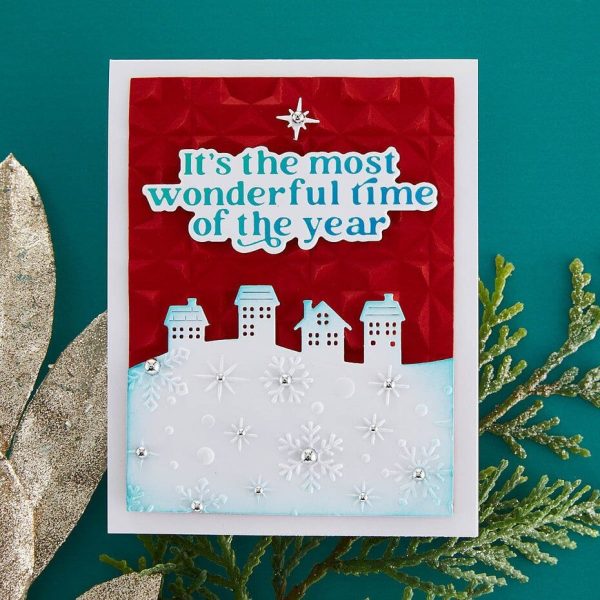 Spellbinders - Geo Quilt 3D Embossing Folder - Bilde 3