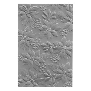 Spellbinders - Scenic Poinsettias 3D Embossing Folder