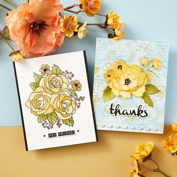Spellbinders - Flowers & Foliage 3D Embossing Folder - Bilde 3